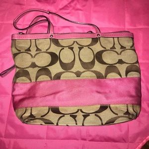 Pink Coach Purse